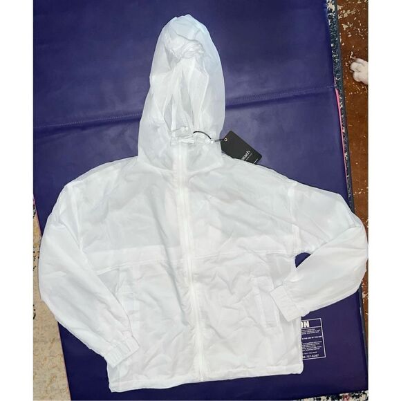 White Mitsubishi Packet Hooded Jacket - Picture 4 of 7